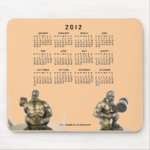 Calendário 2012 mousepad