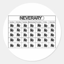 Calendário de Neverary Adesivo
