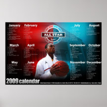calendário poster
