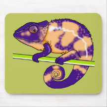 camaleão fêmea da pantera (verde do mousepad)