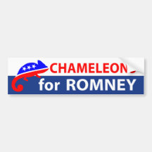 Camaleões para Romney Adesivos