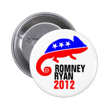 Camaleões para Romney Ryan 2012 Pins