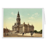 Câmara municipal, Portsmouth, Inglaterra Photochro Cartões