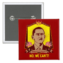 Camarada Obama Customizável Slogan Botão Pins