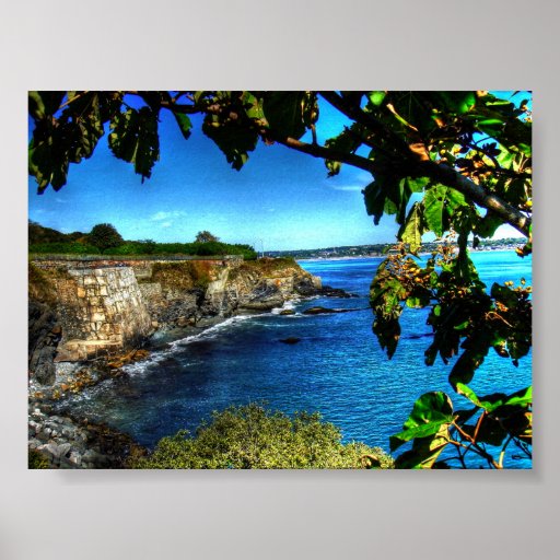 Caminhada do penhasco de Newport - Poster