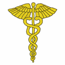 Camisa bordada Caduceus