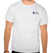 Camisa com logotipos na parte dianteira e na parte tshirt