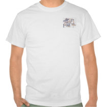Camisa da nuvem T da palavra da consciência da gri t - shirts