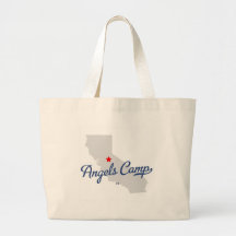 Camisa de Califórnia CA do acampamento dos anjos Bolsas De Lona