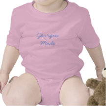Camisa do bebê de Geórgia Camisetas