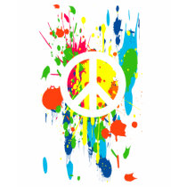Camisa do símbolo de paz t - shirts