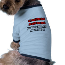 Camisas e presentes cardíacos engraçados da enferm roupa pet