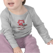 Camiseta Baby Mamãe Coruja
