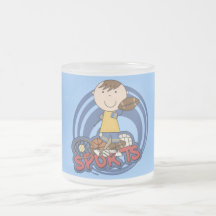 Camiseta e presentes do futebol do menino dos espo caneca
