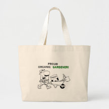 Camiseta e presentes orgânicos orgulhosos do jardi bolsas de lona