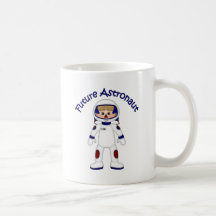 Camisetas e presentes futuros adoráveis do astrona caneca