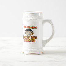 Camisetas engraçadas dos miúdos e presente engraça caneca