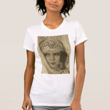 camisola de alças da cara da decadência t-shirt