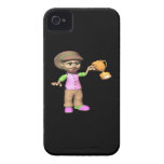 Campeão da boliche da mulher capas iPhone 4 Case-Mate
