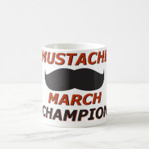 Campeão de março do bigode canecas