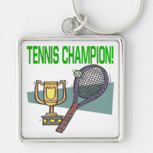 Campeão do tênis chaveiros