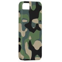 Camuflagem verdejante do verão capa de iPhone 5 Case-Mate