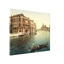 Canal grande II, Veneza, Italia Impressão Em Tela Canvas