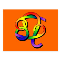 Cancer & sócios de Leo GLBT cartées postais