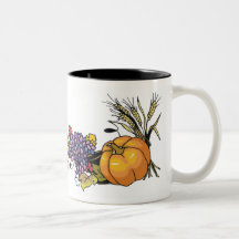 Caneca - abóbora de outono