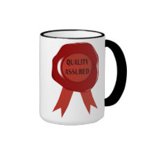 Caneca assegurada qualidade