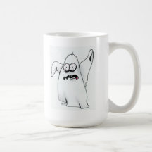 Caneca assustador do fantasma