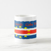 caneca bandeira de C V, personalizada