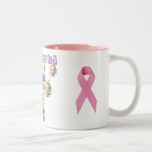 Caneca - batalha da família do cancro da mama