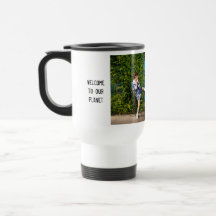 Caneca - boa vinda a nosso planeta