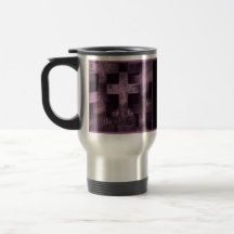 Caneca customizável da lápide roxa bonito gótico