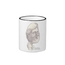 CANECA da caricatura BUBBA de Bill Clinton