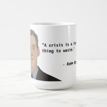 Caneca da crise de Rahm Emanuel