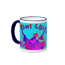 Caneca da dança, azul