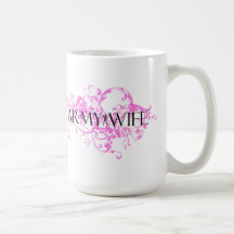 Caneca da esposa do exército