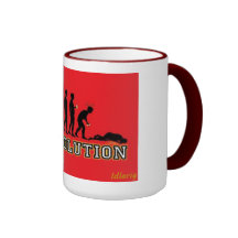 Caneca da evolução do homem e da cerveja 004