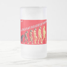 Caneca da evolução do homem e da cerveja 005