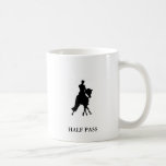 CANECA DA PASSAGEM DO CAVALO DO ADESTRAMENTO MEIA
