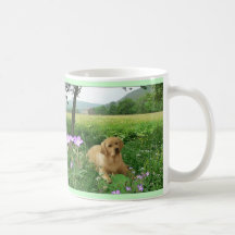 Caneca da pulsação do coração de labrador retrieve
