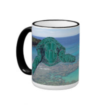 Caneca da tartaruga das ilhas de Havaí