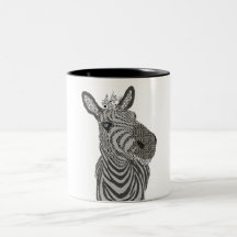 Caneca da zebra