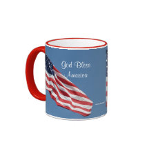 Caneca de América dos deus abençoe