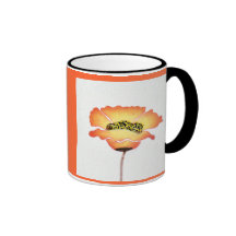 Caneca de café da papoila