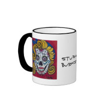 Caneca de café do crânio do açúcar de Marilyn