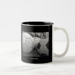 Caneca de café do futebol