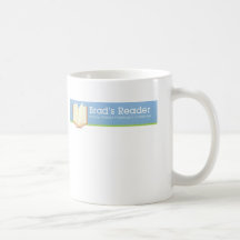 Caneca de café do leitor de Brad